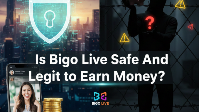 Is Bigo live safe and legit to earn Money?