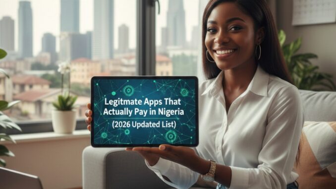 Legitimate Apps That Actually Pay in Nigeria 2026
